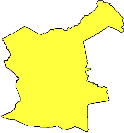 Mapa de municipio de Gualaco, Olancho
